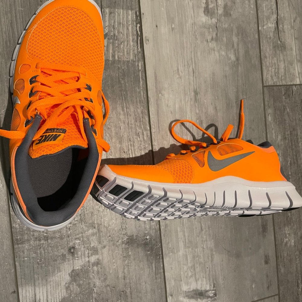 Orange Nikes never worn!